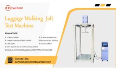 Luggage Walking  Jolt Test Machine/Luggage Vibration Impact Tester - Video