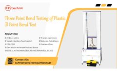 Three Point Bend Testing of Plastic /3 Point Bend Test- Video