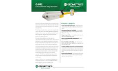 Geometrics - Model G-882 - Marine Magnetometer Datasheet