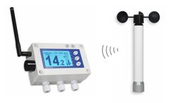 NAVIS - Model W410 - Wireless Anemometer with Alarm Outputs for Construction Sites and Industry
