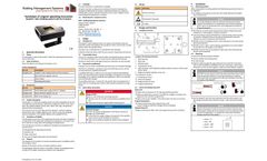 BMS Quadra - Solar Shading Control Unit for 8 Sectors KNX Datasheet