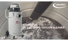 MTL 802 OIL | Most compact vacuum for chips collection and oil recovery - CNC machine maintenance - Video