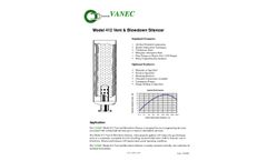 VANEC - Model 412 - Vent & Blowdown Silencer Datasheet