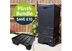 HOTBIN Composting - Model 200L - Compost Bin with Plinth Bundle
