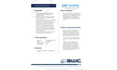 AWC - Model D-545G - Biocide for the Control of Slime-Forming and Sulfate Reducing Bacteria - Brochure