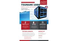 AWH - Model Tsunami 1000 Liters - Aqua Harvesting System - Brochure