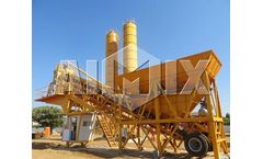Aimix - Model AJY-25 - Mobile Concrete Batching Plant