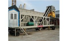 Aimix - Model AJY-50 - Mobile Concrete Batching Plant