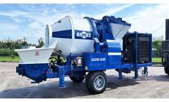 Aimix - Model ABJZ40C - Concrete Mixer Pump