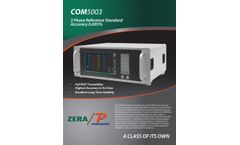 Powermetrix - Model COM5003 - Powermetrix High Precision Measuring Instrument - Brochure