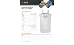 Meta Power Solutions - 75 KVA Single-Phase Pole-Mounted Transformer - Brochure