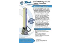 Model BGR - 36HP/LP - Enclosed Vapor Combustors - Brochure