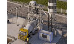 Mega - 30 m³ Concrete Batching Plant with Pan Mixer