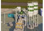 Mega - 30 m³ Concrete Batching Plant with Planetary Mixer