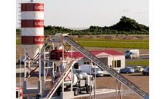 Mega - 60 m³ Concrete Batching Plant with Twin-Shaft Mixer