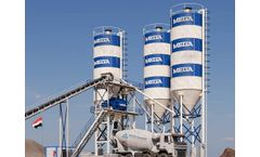 Mega - 120 M³ Concrete Batching Plant with Twin-Shaft Mixer