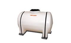 Chem Tainer - Model TA1430LC - 15 Gallon Ace / Denhartog Round Horizontal Bulk Storage Tank