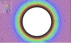 Borehole Thermal Energy Storage (BTES) simulation - Video