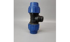 ERIKEKE - Model PIPE FITTING - High Quality  drip irrigation Plastic PP Compression Fitting 20-110mm Plastic PE PP Pipe tee Fittings
