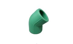 ERIKEKE - Model PLASTIC PIPE FITTING - PPR Fitting Green All Types PPR Pipe Fittings PPR Pipe  Male Threaded elbow Fittings