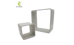 ERIKEKE - Model PVC PIPE - Clear extruded square tube white rectangular tube PVC plastic pipe