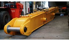 CAT349FL 17.3M Material Handling Arm and Boom - Video