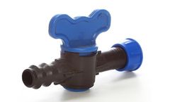 Datka - Blue Mini Ball Valve with Ring Tape