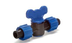 Datka - Blue Mini Ball Valve with Double Screw Tape