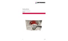 Det-Tronics - Model SmokeWatch Q5016 - Duct Mounted Explosion-Proof Smoke Detector - Brochure
