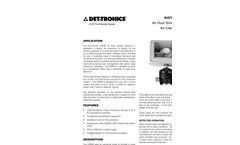 Air Duct Smoke Detector For Classified Areas U5006 Instructions Manual