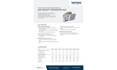 TIETJEN - Model AGS - Air Gravity Separator - Brochure