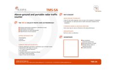 Road Traffic Counter, Autonomous, Above-ground and Mobile - Brochure
