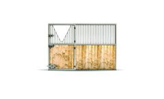 Cheval-Liberte - Model 103-(2-CC)-A-3000L - Internal Stable Frontage with V Grill Hinged Door