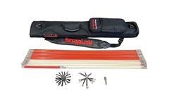 Model DVK-38 - 38` Rotary Dryer Vent Cleaning Kit w/Stainless Steel Rod Fittings