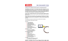 Telatemp - Model ML-TCA - Micro Thermocouple Temperature Logger Brochure
