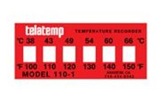 Telatemp - Model 110 - Irreversible Temperature Labels