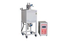 ProgramTherm - Model PTV D40/300/14 - 1200C 1-Zone Hydrogen Vertical Tube Furnace with PLC Ignition Controlled