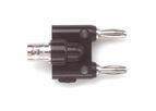 Model 1269 - BNC (F) To Double Stacking Banana Plug