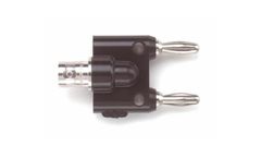 Model 1269 - BNC (F) To Double Stacking Banana Plug
