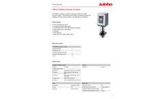 JULABO - Model CORIO C - Heating Immersion Circulators - Brochure