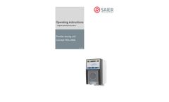 SAIER - Model CONCEPT PDG 2906 - Sophisticated Dosing Unit - Manual Concept