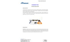 Hydroskop - Model TX50 - Pipes And Cables Locator - Brochure