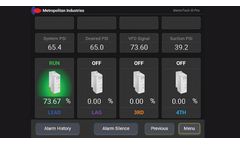 MetroTech III Pro - Cloud SCADA Booster Pump Controller for Municipal Water Pressure