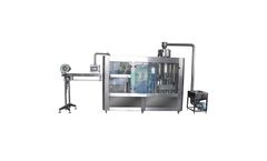 Model CGF24-24-8 - Monoblock Fully Automatic Plastic Glass Bottle Liquid Filling Machine for Food and Beverage Plant