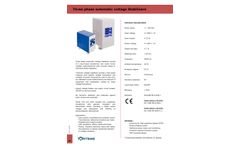 Torytrans - Model Series ST - Three Phase Automatic Voltage Stabilizer - Brochure