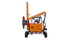 Everstar - Model ES-F - Hydraulic Highway Guardrail Pile Driver