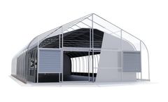 HortitechDirect - 30Inchx100Inch Dual Frame Light Dep Greenhouse Kit