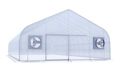 Semi-Gable - 30Inchx96Inch Automated Ventilation Kit