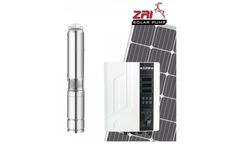 ZRI - Model Z3PC3.5-95-110-750-A/D - AC/DC Hybrid MPPT Controller 3 inch Solar Powered Centrifugal Submersible Pump