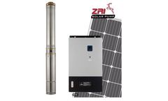 ZRI - High Efficient Solar Pump Inverter with Submersible Pump